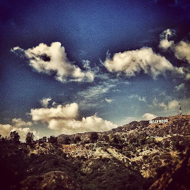 Mountain Photograph - Hollywood. #iconic #california by Loghan Call