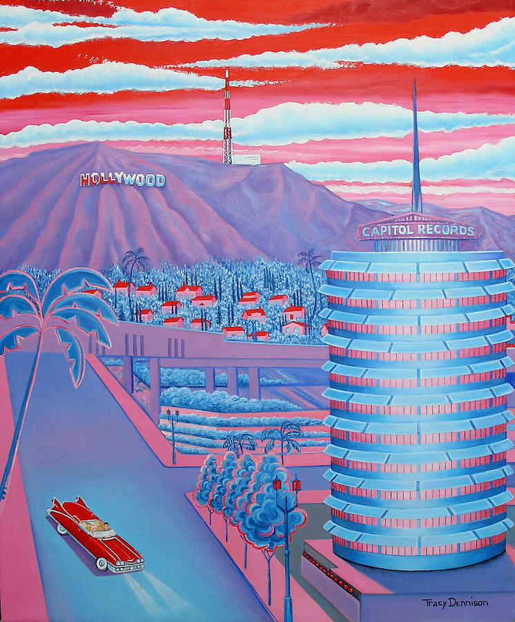 Hollywood USA Painting by Tracy Dennison