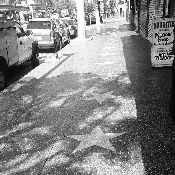 Hollywood Walk Of Fame On My Walk To Photograph by Eric Sals