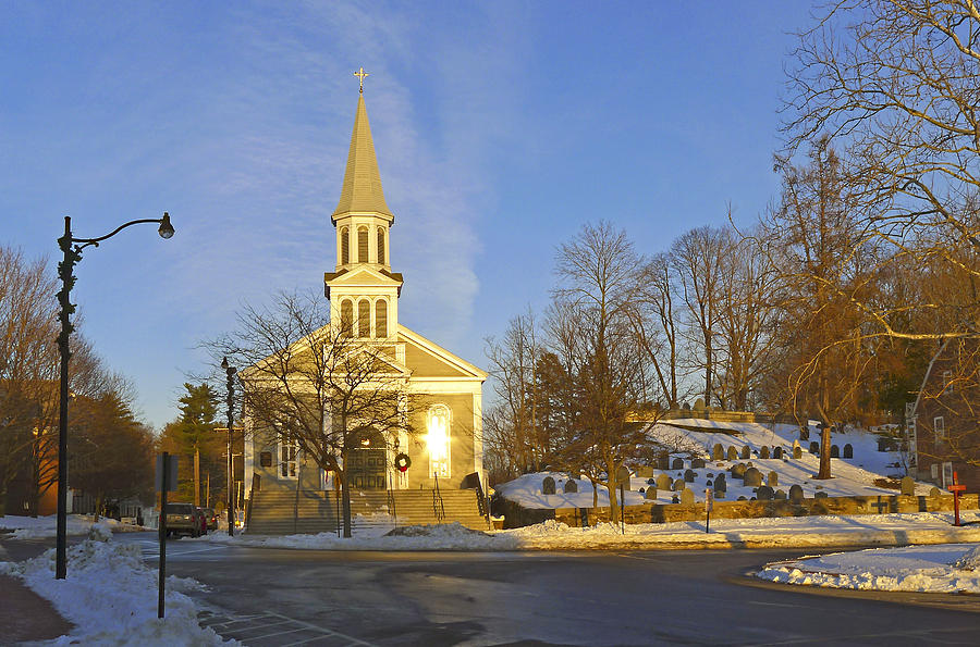 Holy Family Church Concord Mass Photograph by Frank Winters