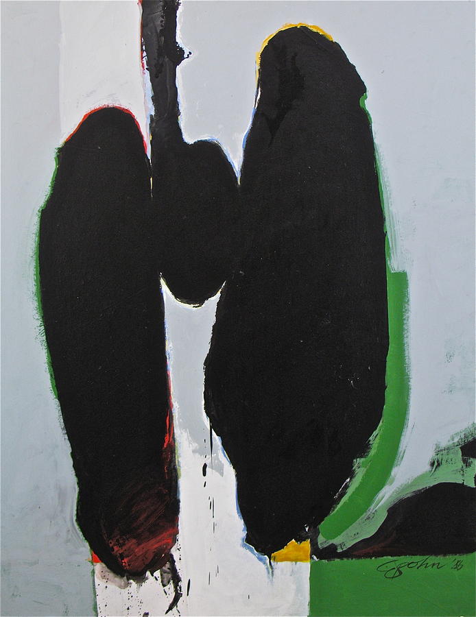 Homage To Spanish Republic Elegy By Robert Motherwell -1- Painting by Cliff Spohn