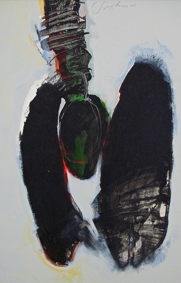 Homage To Spanish Republic Elegy By Robert Motherwell -2- Painting by Cliff Spohn