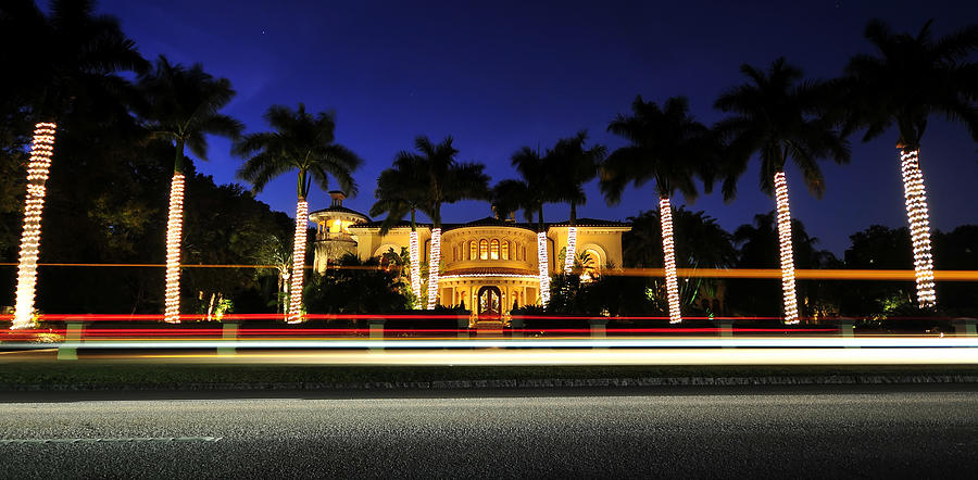 Time Exposure Photograph - Home for the Holidays by David Lee Thompson