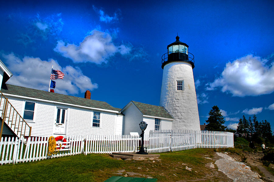 Home Lighthouse Photograph by Rick Bragan