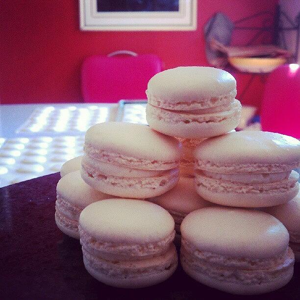 French Photograph - Home Made French Macaroons.  Im Down by Aidan Cole