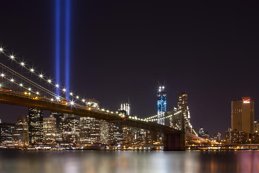 Bridge Photograph - Home Of The Brave by Evelina Kremsdorf