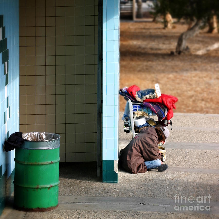 Homeless Photograph by Henrik Lehnerer