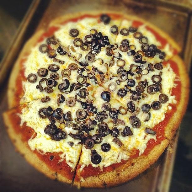 Homemade Pizza: Whole Wheat Crust, Fat Photograph by Isaac Kiehl