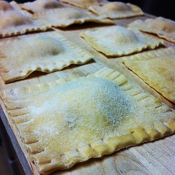 Cheese Photograph - #homemade #ravioli by Crystal Peterson