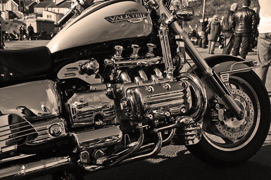 Honda Valkyrie Sepia Photograph by Steve Purnell