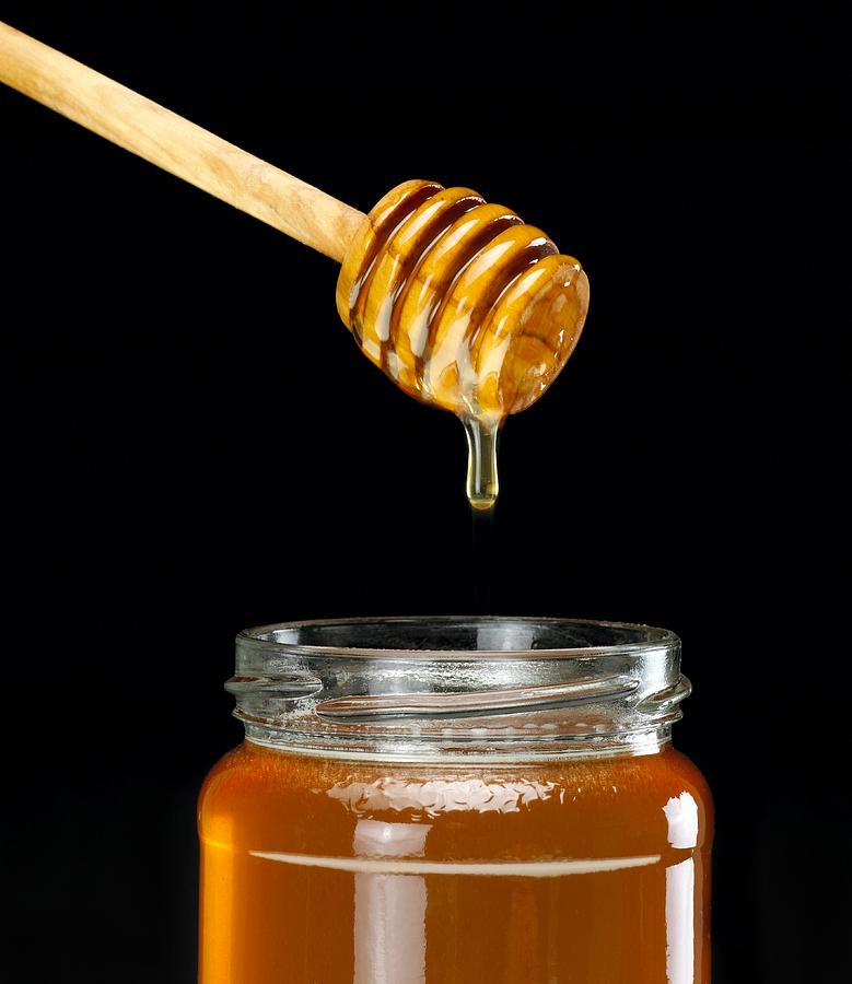 Honey Jar And Dipper Photograph by Mark Sykes - Pixels