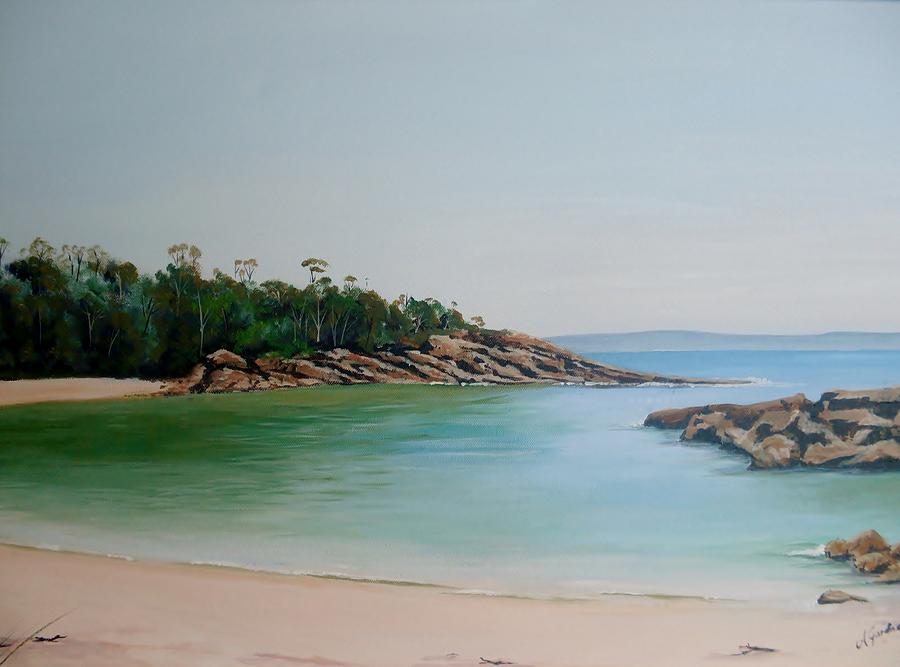 Honeymoon Bay Painting by Anne Gardner