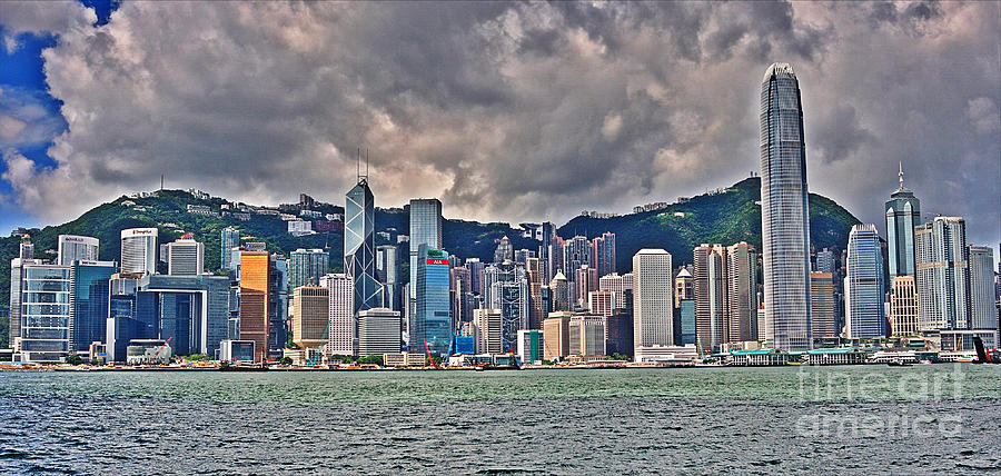 Hong Kong Photograph - Hong Kong Harbour by Joe Ng