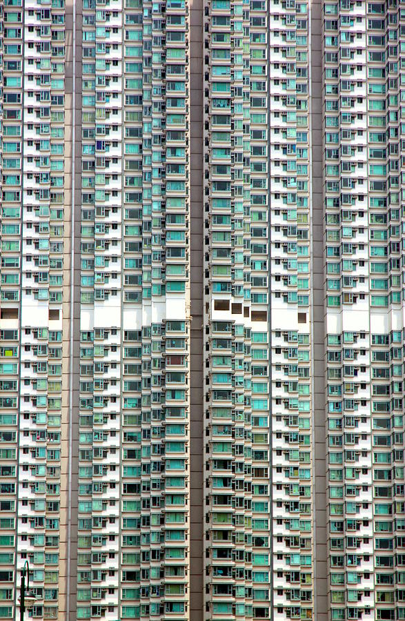 Hong Kong Residential Building Photograph by Valentino Visentini