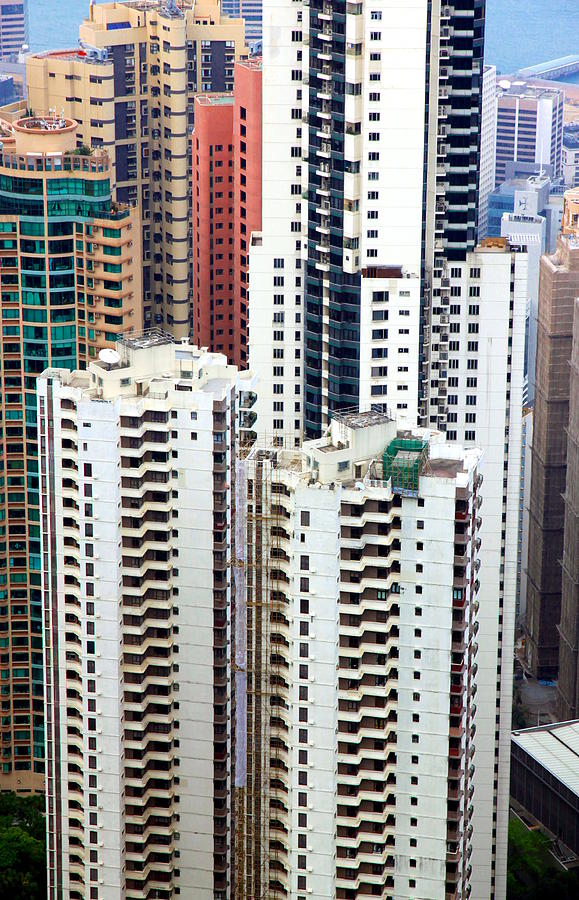 Architecture Photograph - Hong Kong View by Valentino Visentini