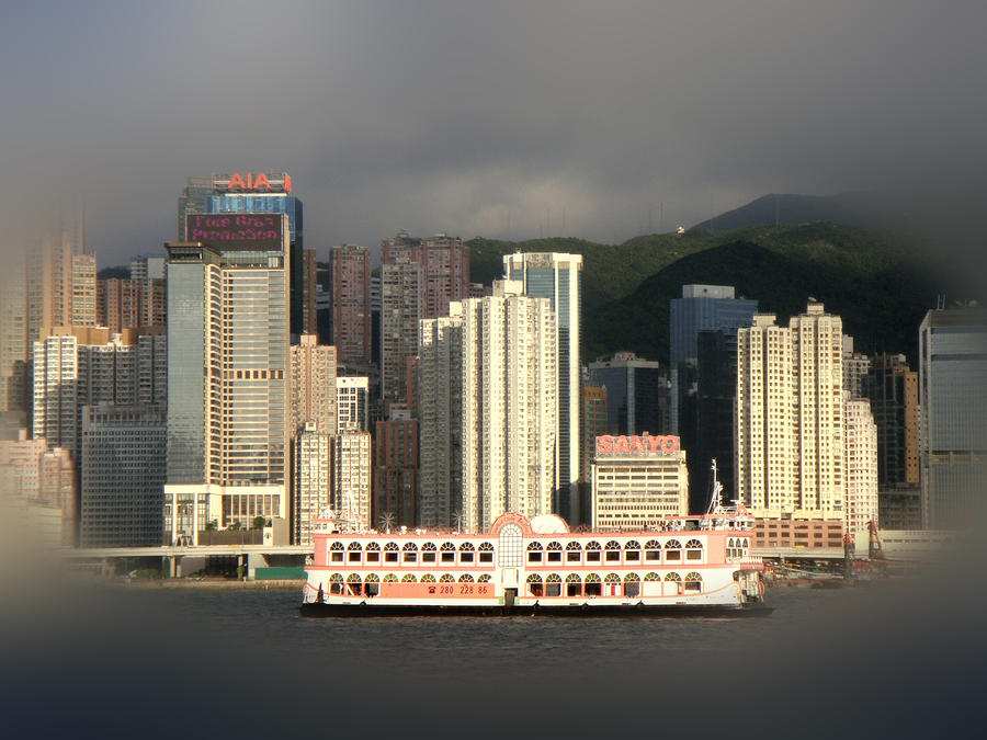 Hong Kong Waterline Photograph by Roberto Alamino