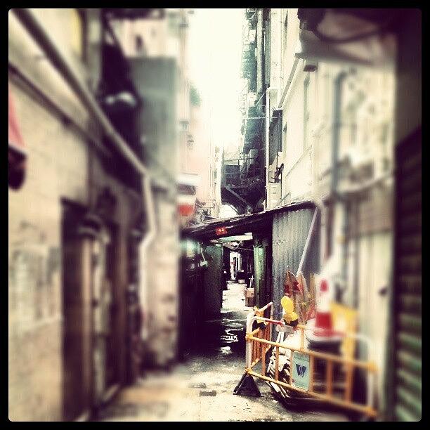 Hongkong Side Street Photograph by AJ Don