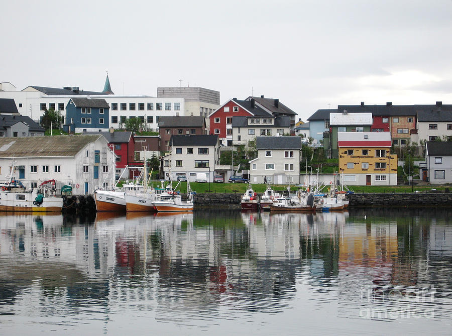 Honningsvag Norway harbor Photograph by Phyllis Kaltenbach