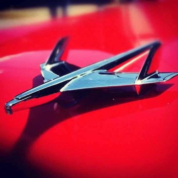 Snapseed Photograph - Hood Ornament by Dave Edens