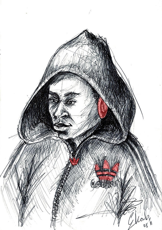 Useful drawing references and sketches for beginner artists. Hoodie Drawing : Hoodie Drawing By Eric Amoakwa Boadu