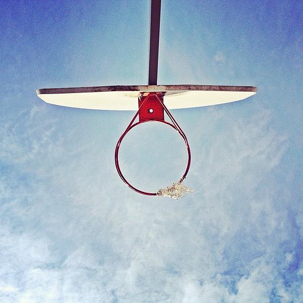 Basketball Photograph - Hoop. #circleinasquare #instatheme by Rory Tucker