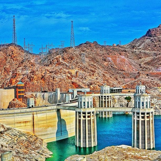 Holiday Photograph - Hoover Dam, Once Known As Boulder Dam by Tommy Tjahjono
