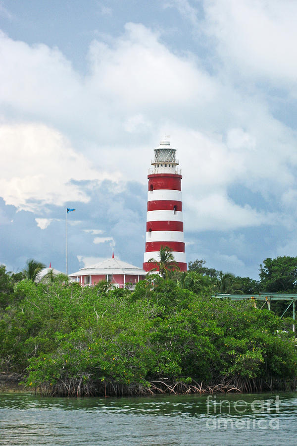 Hopetown Lighthouse Photograph by Bob and Nancy Kendrick