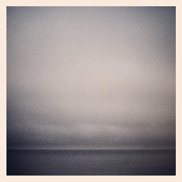 Black And White Photograph - Horizon line by Tom Crask