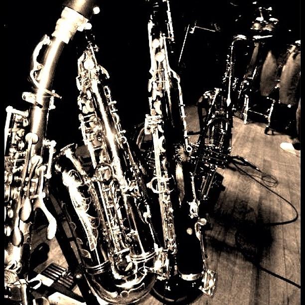 Music Photograph - Horns #horns #housemusic #jazz #music by David Sabat