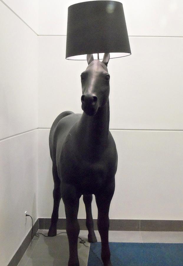 Horse Lamp Photograph by Randall Weidner