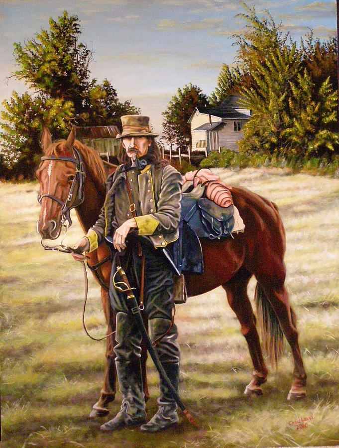 Horse Man Painting by Chad Lavin - Fine Art America