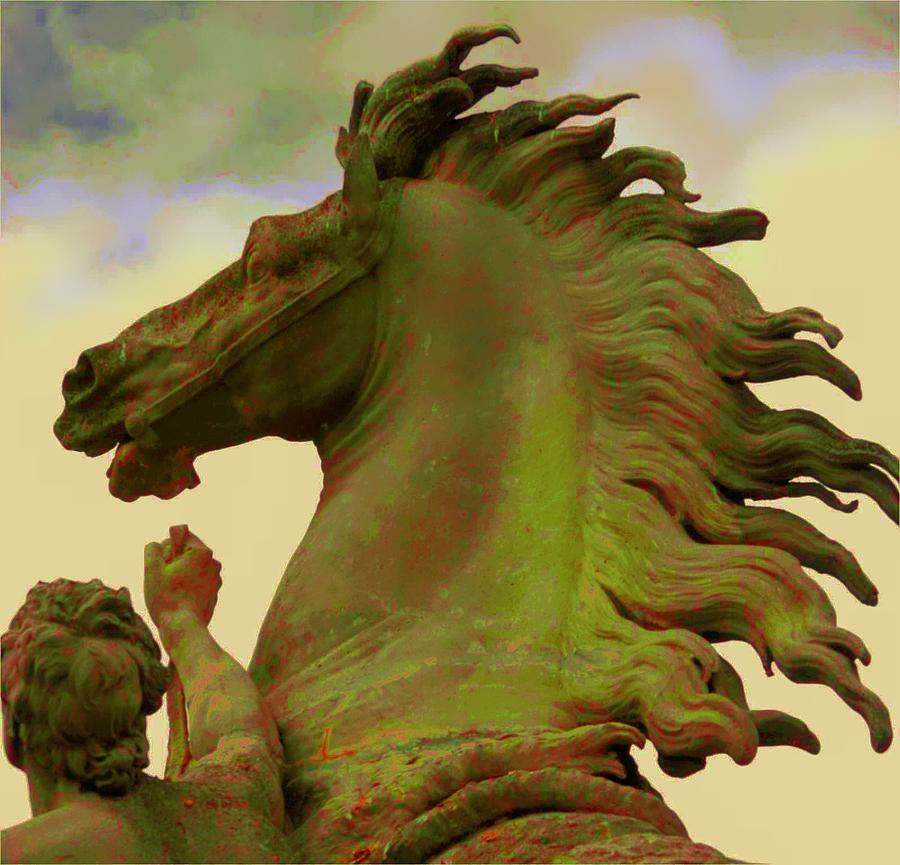 Horse of a different color Digital Art by Carrie OBrien Sibley