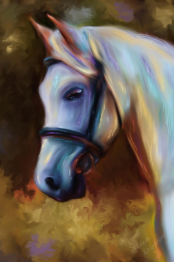 Horse of Colour Painting by Michelle Wrighton
