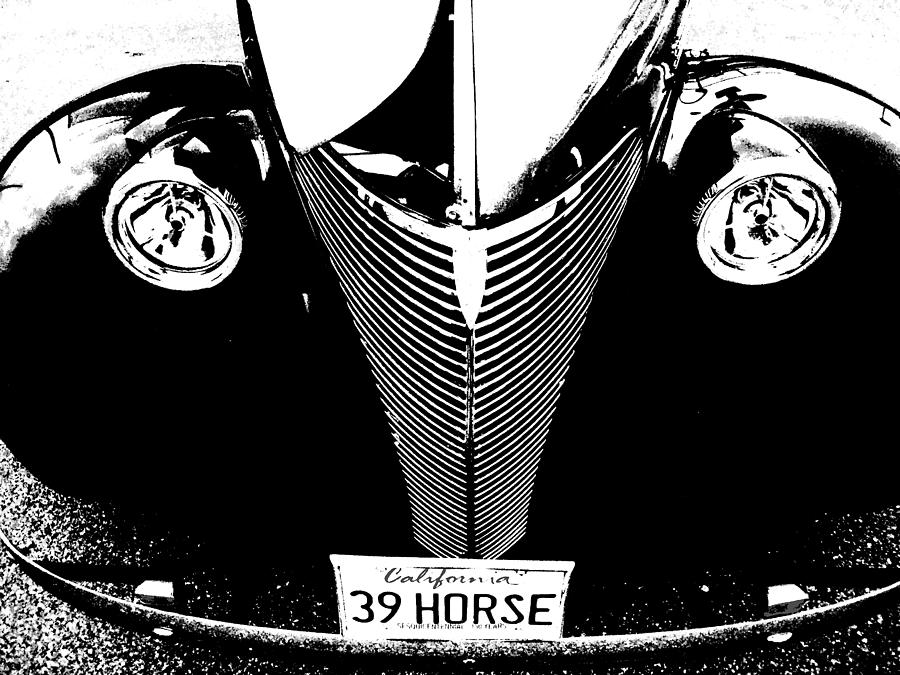 Horse The 39 Chevy Photograph by John King I I I