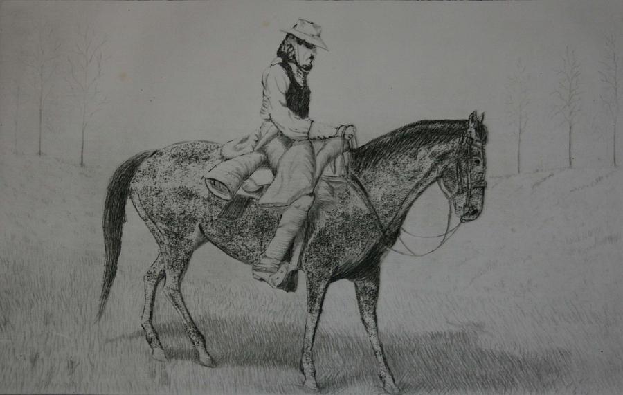 Horseman Drawing