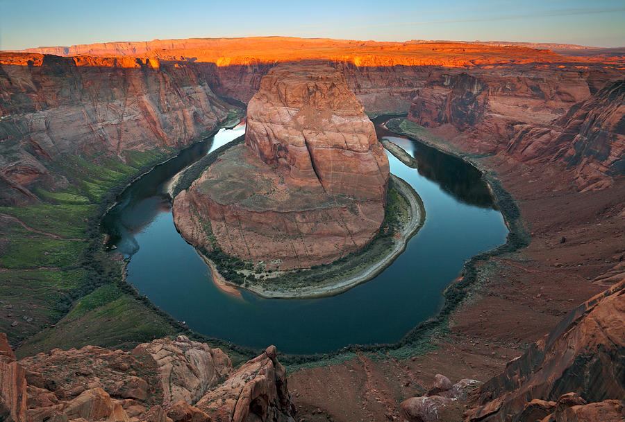 Horseshoe Bend of Colorado River Photograph by Rainer Grosskopf | Fine ...