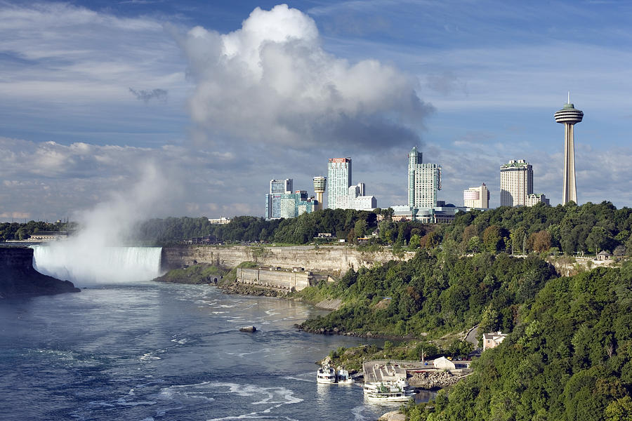 Horseshoe Falls And Skyline, Niagara Photograph by Darwin Wiggett - Pixels