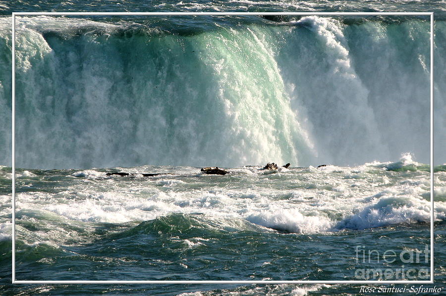 Horseshoe Falls Closeup Over the Brink Photograph by Rose Santuci-Sofranko