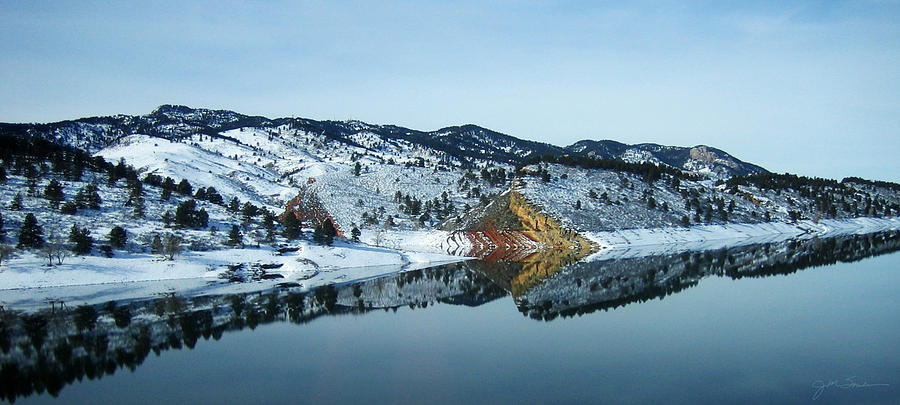 Mountain Photograph - Horsetooth Reflections by Julie Magers Soulen