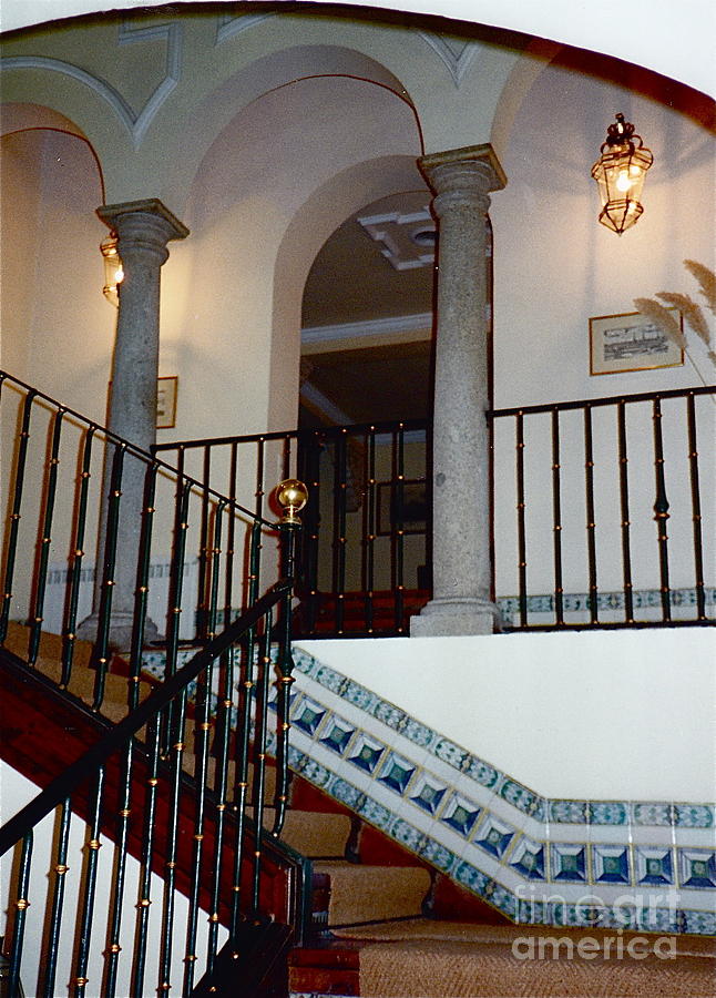 Hostal del Cardenal Stairway Photograph by Barbara Plattenburg