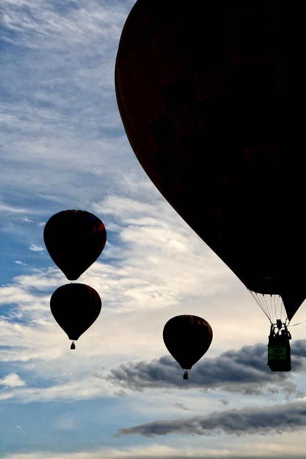 Hot Air Balloon Silhouette Photograph by Joe Myeress