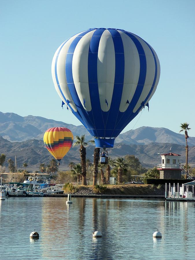 Hot Air Balloons in Lake Havasu AZ Photograph by Jan Moore Fine Art