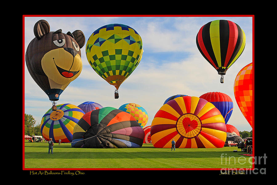 Hot Air Balloons Photograph by Jack Schultz