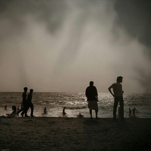 Nature Photograph - Hot M Humid Day At Kovalam Beach by Dahlia Ambrose