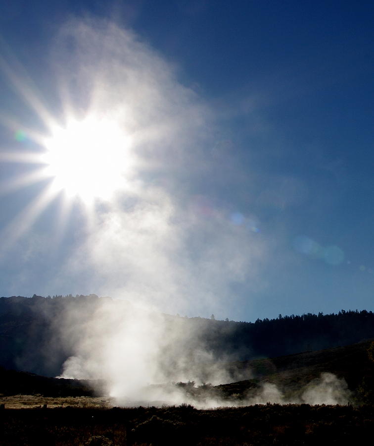 Hot Springs Sunshine Photograph by Jeff Lowe