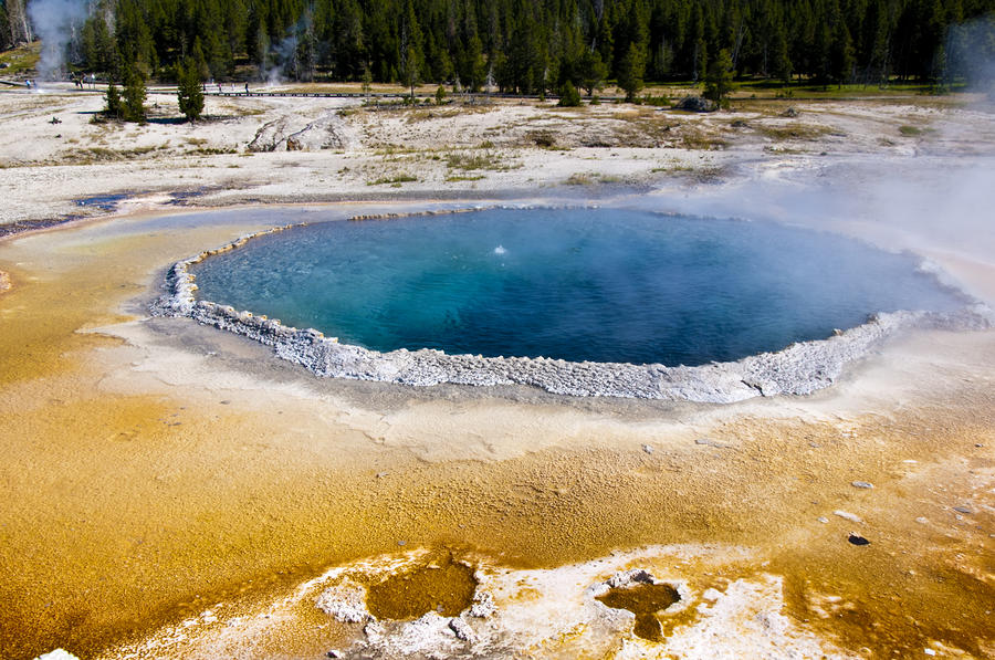 Hot Steaming Pool Photograph by Paul Cannon | Pixels