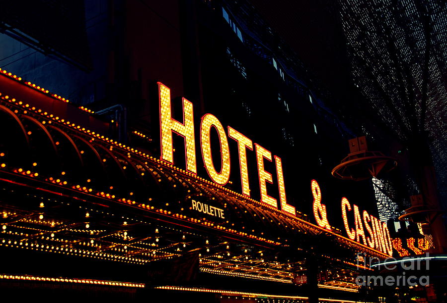Las Vegas Photograph - Hotel and Casino in Las Vegas by Susanne Van Hulst