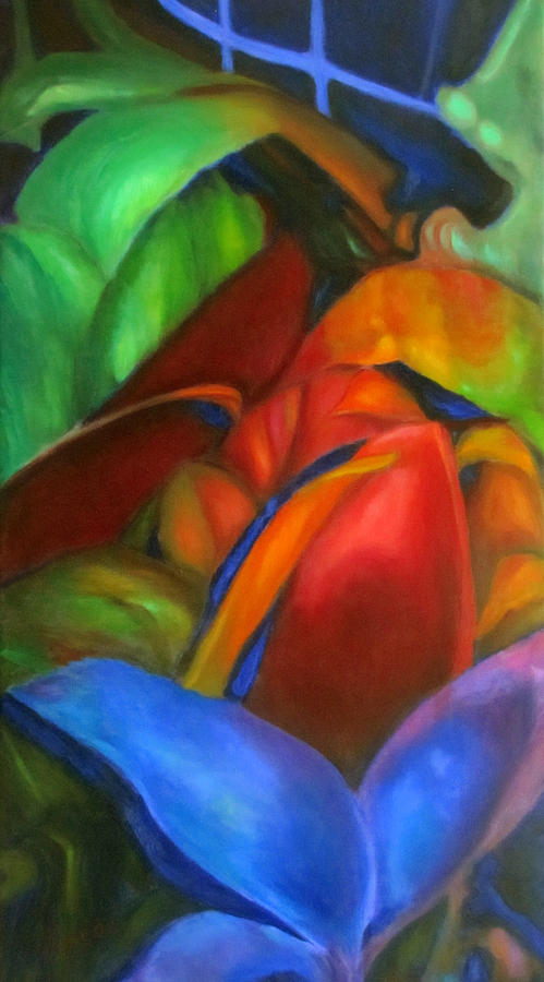 Hothouse Painting - Hothouse I by Susan Hanlon Hothouse Painting - Hothouse I by Susan Hanlon