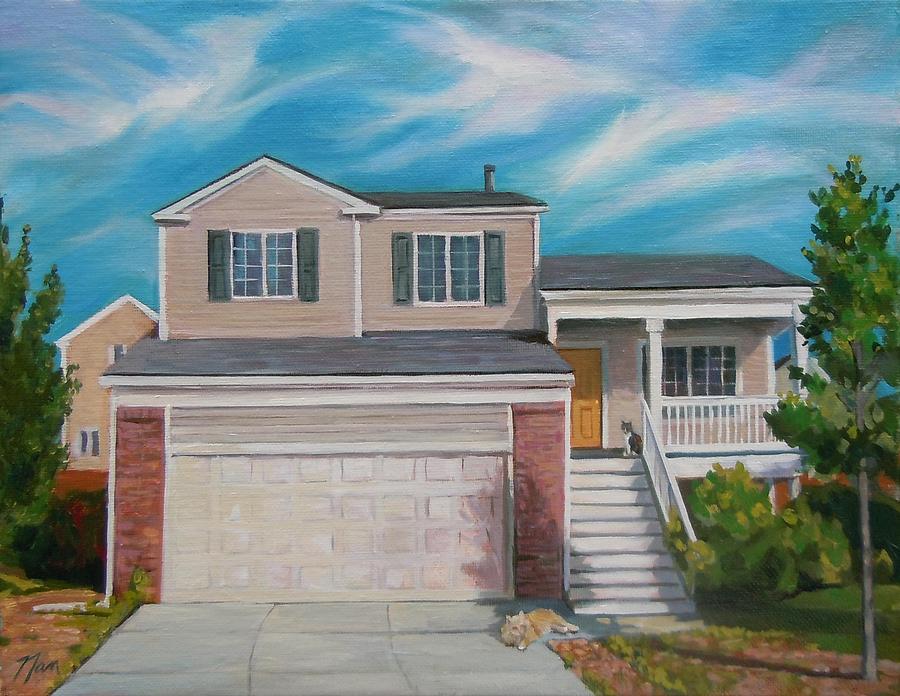 House Commision Painting by Nancy Griswold