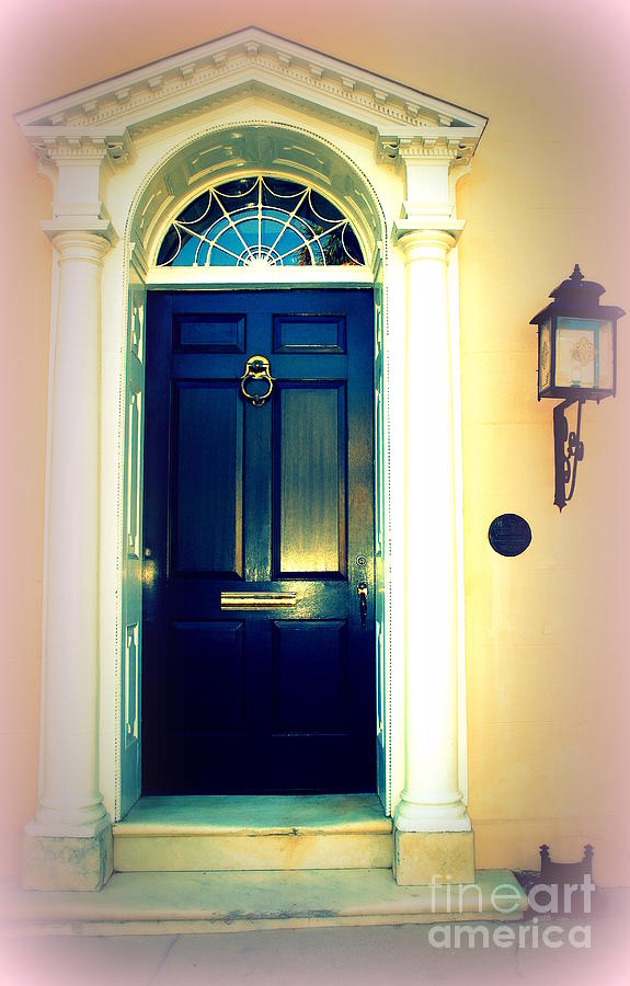 House Door 1 in Charleston SC  Photograph by Susanne Van Hulst